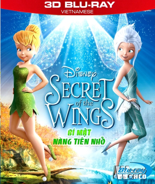 Z012 - TINKER BELL Secret of the Wings - BÍ MẬT ĐÔI CÁNH 3D 50G (DTS-HD MA 5.1)  